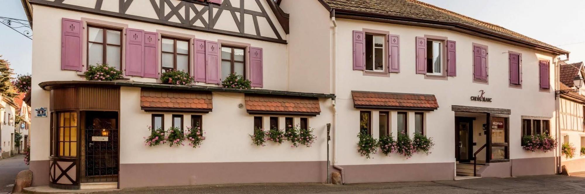 Auberge Du Cheval Blanc Depuis 1785 Westhalten Dış mekan fotoğraf